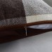 KC-W08 Simple Plaid and Striped Cushion Covers Throw Pillow Case for Sofa Bed Office Car Cafe