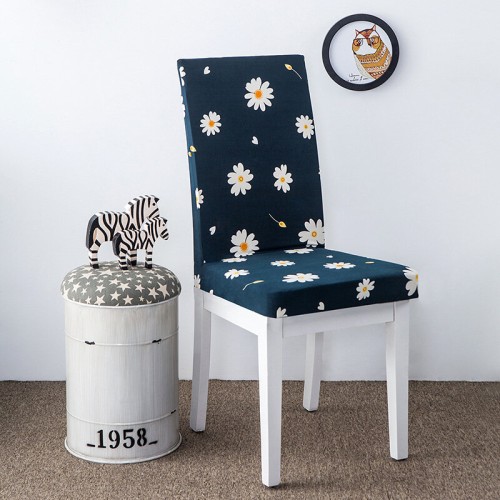 KC Elegant Flower Landscape Elastic Stretch Chair Covers Dining Room Home Wedding