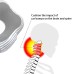 Memory Foam Travel Pillow U-Shaped Lightweight Neck Support with Unique Circular Design Ideal for Long Flights and Sitting in Chairs Available in Navy Blue Black Pink Grey