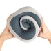 Memory Foam Travel Pillow U-Shaped Lightweight Neck Support with Unique Circular Design Ideal for Long Flights and Sitting in Chairs Available in Navy Blue Black Pink Grey
