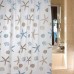 Shell Starfish Waterproof Shower Curtain Bathroom Decor