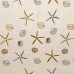 Shell Starfish Waterproof Shower Curtain Bathroom Decor