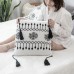 Soft Blanket Tassel Snowflake Geometry Cotton Knitted Blanket For Beds Sofa