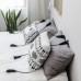 Soft Blanket Tassel Snowflake Geometry Cotton Knitted Blanket For Beds Sofa