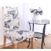 WX-PP3 Elegant Flower Elastic Stretch Chair Seat Cover Dining Room Home Wedding Decor