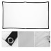 Bakeey 100/120Inch Easy White Projection Screen 16:9 Foldable Anti-wrinkle Wide-angle Screen for Outdoors Travelling Meeting