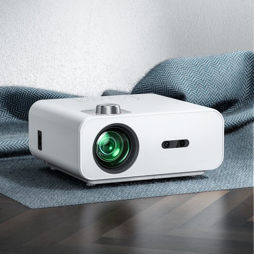 BlitzWolf® BW-V5Max LED Projector Android 9.0 System Auto Focus Physical 1080P Resolution 9000 Lumens 6D-Keystone Correction Support Side Projection Bluetooth 5.0 Portable Movie Compatible with TV Stick Smartphone HD USB AV Home Theater Video EU 