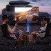 Cibest ELEPHAS W13 1080P HD WiFi Mini Projector 15000 Lux Light Brightness NTSC Colour Technology Built-in Dual Stereo Speaker Zoom Function Portable Home Theater Compatible with iPhone/Android/Tablet/HD/TV Stick/USB (Bag and Tripod Included)