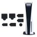 7Pcs/set Silicone Dust Plug for PS5 USB HDMI LAN Interface Anti-Dust Cap Cover Game Console Accessories