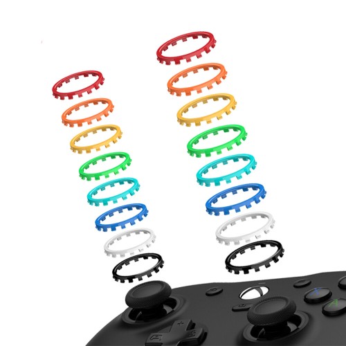8 Colors/Pack Multi-colors Rocker Wear Ring for GameSir-AC11 Gaming Joystick