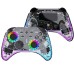 DATA FROG GG04  RGB Transparent Wireless Game Controller for Switch/Switch Lite Built-in Turbo Mode Double Vibration Macro Function Wireless Joystick Gamepad for PC Android IOS