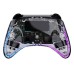 DATA FROG GG04  RGB Transparent Wireless Game Controller for Switch/Switch Lite Built-in Turbo Mode Double Vibration Macro Function Wireless Joystick Gamepad for PC Android IOS