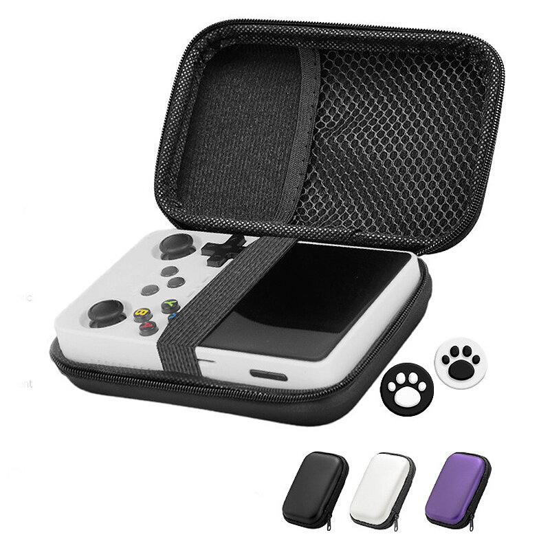 DATA FROG R36S for MIYOO MINI PLUS / R36S / R35S / RGB20SXU10 Game Console Protective Bag Shorkproof EVA Hard Case Cover Water-resistant