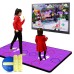 Dual Player Wired Dancing Mat Pad Computer TV Slimming Dance Blanket with Two Somatosensory Gamepad Colored Lights Version