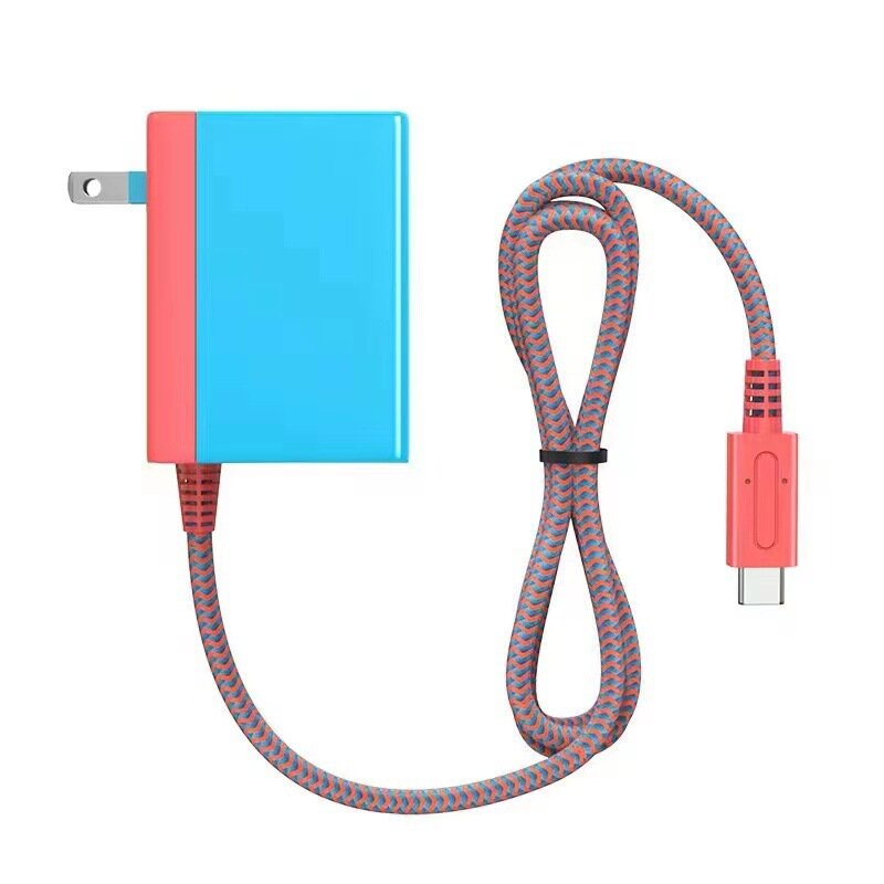for Nintendo Switch/Switch Lite/Switch OLED 39W 15V/2.6A Fast Charging US Charger Power Adapter 1.5M Long Support TV Mode