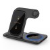 15W Foldable Wireless Charger Fast Wireless Charging Stand for Smart Phones for iPhone 15 14 13 for Huawei Pura 70 Ultra for Xiaomi Civi4 Pro for Samsung Galaxy S24 for Airpods Pro for Apple Watch