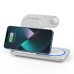 15W Foldable Wireless Charger Fast Wireless Charging Stand for Smart Phones for iPhone 15 14 13 for Huawei Pura 70 Ultra for Xiaomi Civi4 Pro for Samsung Galaxy S24 for Airpods Pro for Apple Watch