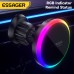 ESSAGER ACPH004 15W RGB Magnetic Wireless Charger Car Holder Fast Wireless Charging for Smart Phones for iPhone 15 14 13 for Xiaomi 14pro for Oppo Find X7 for Huawei Mate60