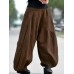 S-3XL Women Harem Casual Loose Baggy Lantern Pants