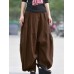 S-3XL Women Harem Casual Loose Baggy Lantern Pants