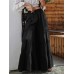 Women Flare Swing Wide Leg Pants Casual High Waist Culottes Skirt