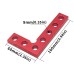 100mm 90 Degree Carpenter Square L Square Right Angle Ruler Aluminum Pocket Ruler Woodworking Measuring Tool