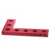 100mm 90 Degree Carpenter Square L Square Right Angle Ruler Aluminum Pocket Ruler Woodworking Measuring Tool