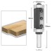 1/2 Inch 12MM Shank Carbide Insert Flush Trim Router Bit Woodworking Milling Trimming Knife Edge Milling Cutter for Smooth Finishing