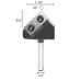 1/2 Inch 1/4 Inch Shank 90 Degree V-Type Router Bit Carbide Insert Wood CNC Router Bit for Woodworking Engraving Carving