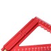 140mm/180mm High-Precision Aluminum Alloy Triangle Ruler Double-Sided Scale with Needle Slider Woodworking Tool