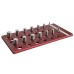 14 Nut and Bolt Thread Checker Precision Metric Thread Gauge Tool Metal Construction Time-Saving Bolt Size Identifier