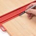 16/20 Inch Aluminum Alloy T-Square Marking Ruler Woodworking Tool for Precise Scribing and Measuring