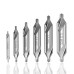 16PCS High-Speed Steel Milling Cutter and Center Drill Set Hole-Expanding Woodworking Tools