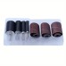 16pcs Sanding Drum Kit Sanding Belts 60/80/120 Grit Abrasive Sandpaper Rotary Tools Woodworking Assorted Sleeve And Rubber Drum For Polishing