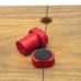 19/20mm Woodworking Bench Dogs Aluminum Alloy Red Anti-Slip Quick Release for T-Track Planing and Positioning Plug