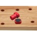 19/20mm Woodworking Bench Dogs Aluminum Alloy Red Anti-Slip Quick Release for T-Track Planing and Positioning Plug