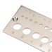 19 Holes Steel Dowel Plate Holes From 1/8 To 5/8 In Wood Dowel Plate Maker for Manufacturing Construction Home Improvement