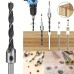 23pcs Countersink Drill Bit Set Heavy Duty Chamfer Drill Bit Multiple Size Step Drill Bit Wear Resistant Punching Drill Bit