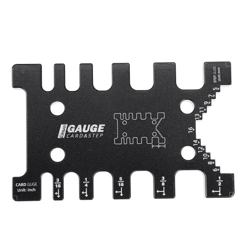 2 In 1 Mortise and Tenon Router Template Jig Miter Gauge Fence Box Jig Gauge Table Saw Step Height Depth Gauge