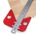 30cm Center Woodworking Ruler 45 Degrees Angle Line Caliber Marking Ruler Wood Measuring Scribe Tool