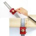 30cm Scribing Ruler with 90 Degrees Scale High Precision Measuring and Marking Gauge Woodworking Essential Tools Sturdy and Durable Great for DIY Projects