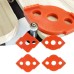 4pcs Woodworking Router Corner Templates Jig R Angle Routing Curved Corner Milling Circular Radian High Hardness ABS Tool