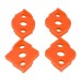 4pcs Woodworking Router Corner Templates Jig R Angle Routing Curved Corner Milling Circular Radian High Hardness ABS Tool