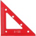 Aluminum Alloy Woodworking Triangle Ruler 45 or 90 Degrees Versatile Carpenter Square