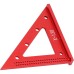 Aluminum Alloy Woodworking Triangle Ruler 45 or 90 Degrees Versatile Carpenter Square