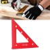 Aluminum Alloy Woodworking Triangle Ruler 45 or 90 Degrees Versatile Carpenter Square