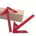 Aluminum Center Finder Woodworking Square 45/90 Degree Metric/Imperial Right Angle Line Gauge Durable Scribe Carpenter Ruler