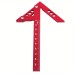 Aluminum Center Finder Woodworking Square 45/90 Degree Metric/Imperial Right Angle Line Gauge Durable Scribe Carpenter Ruler