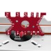 Aluminum Dovetail Jig Woodworking Tenon Caliper Height Measuring Gauge Precision Tenon Gaps Gauge Metric/Inch Tenon Caliper