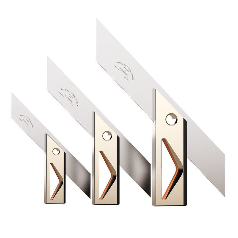 BRIDGE CITY TOOL WORKS MS 45° Miter Squares Range 0.025mm Accuracy Anodized Aluminum Handle Stainless Steel Ruler